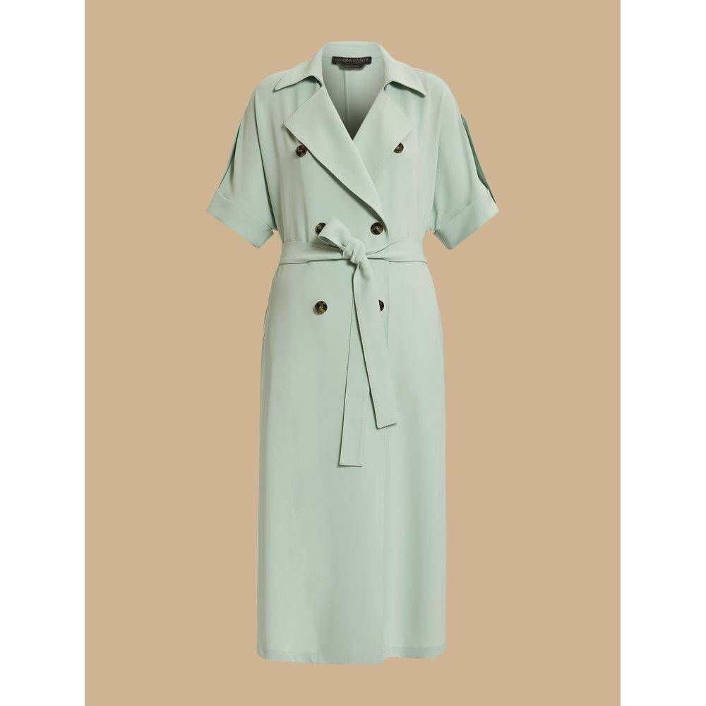 NWT Marina Rinaldi Zurigo Plus Size 20 Pastel Green Double Breasted Midi Dress - Picture 2 of 4